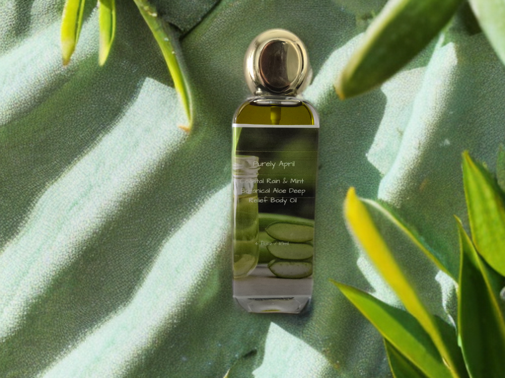 Coastal Rain & Mint Botanical Aloe Deep Relief Body Oil