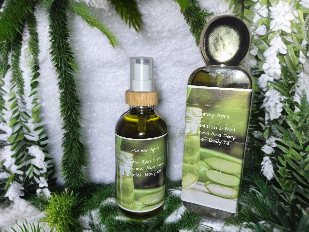 Coastal Rain & Mint Botanical Aloe Deep Relief Body Oil