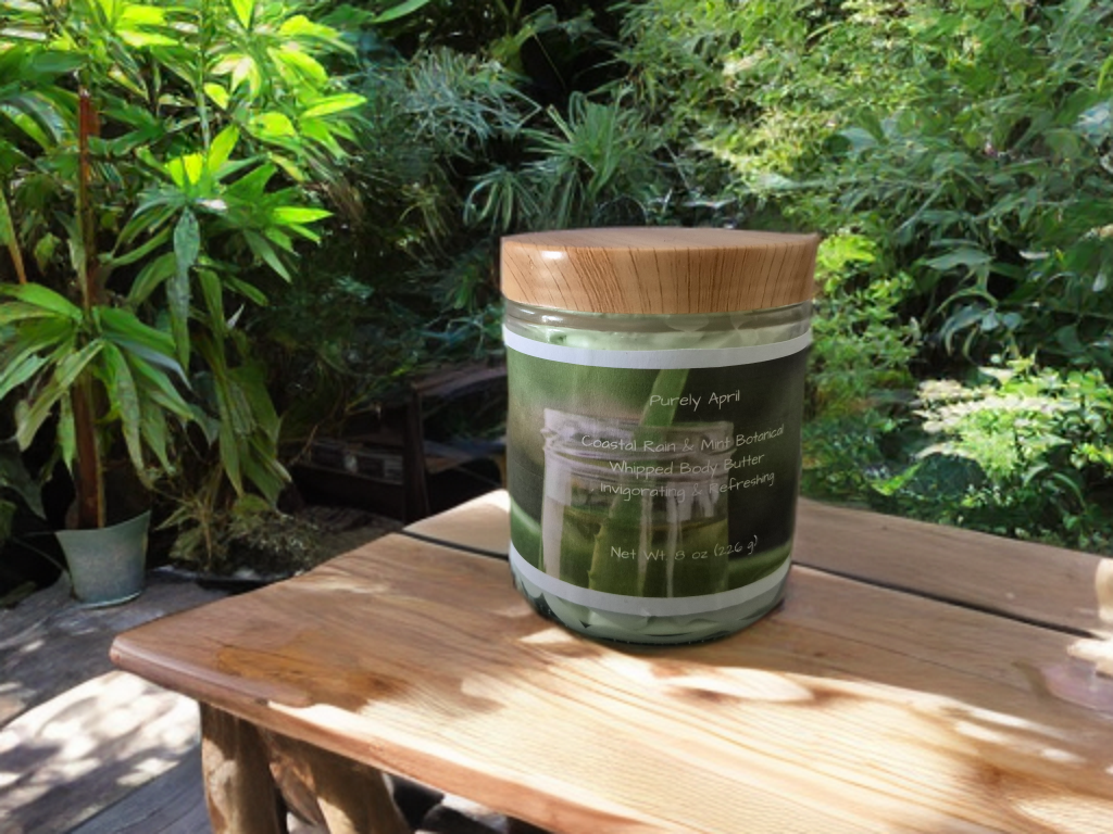 Coastal Rain & Mint Botanical Whipped Body Butter