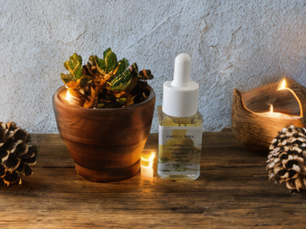 Calendula &  Chrysanthemum  Unscented  Cuticle Oil