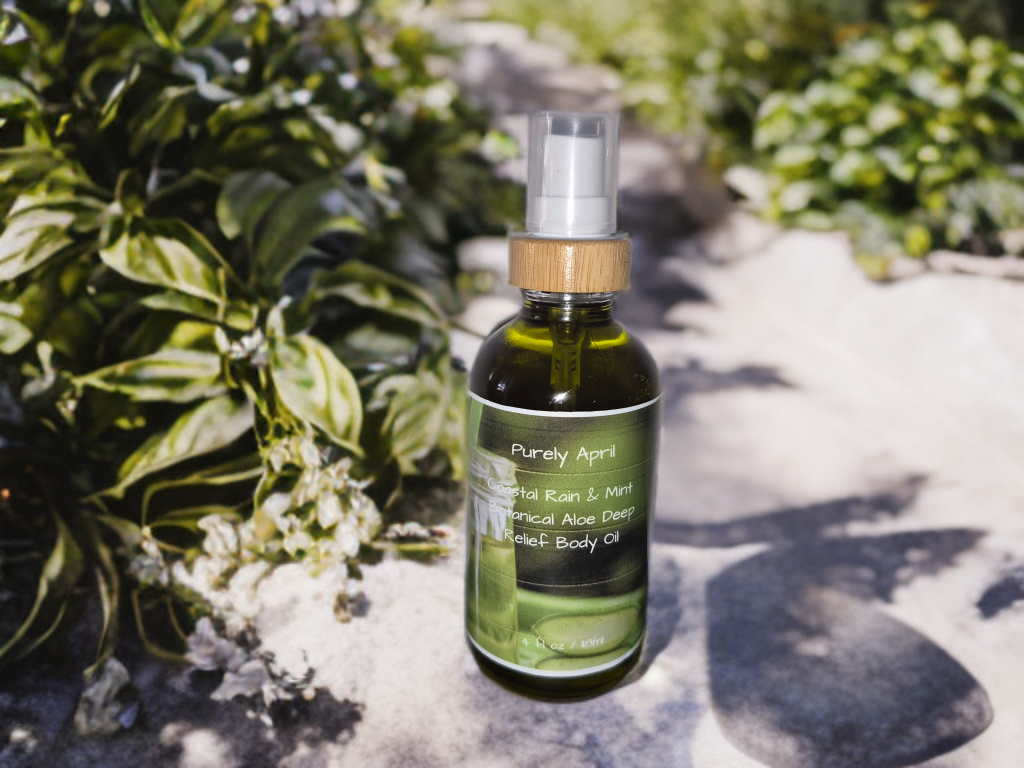 Coastal Rain & Mint Botanical Aloe Deep Relief Body Oil