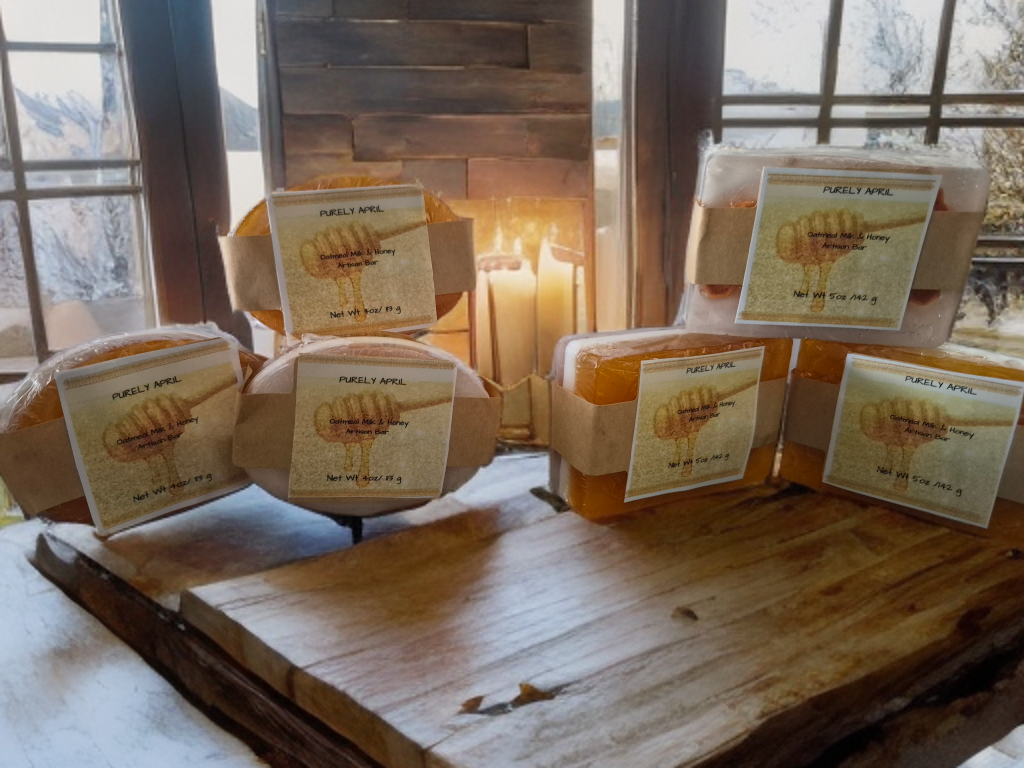 Oatmeal Milk & Honey Artisan Soap Bar