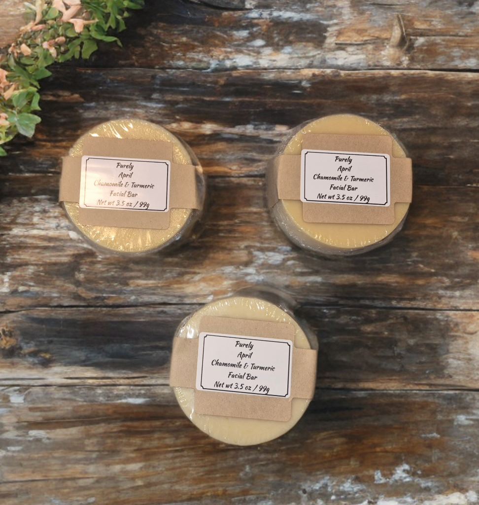 Chamomile & Turmeric Triple Butter Facial Bar