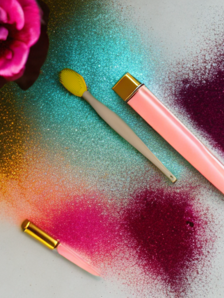 Dual-Ended Silicone Lip Scrub Brush & Applicator Wand