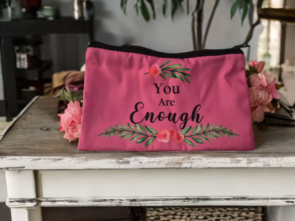 Inspirational Canvas Cosmetics Bag Collection