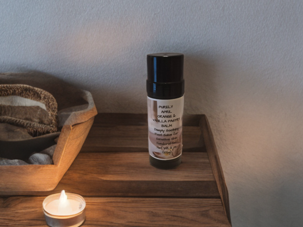 Orange & Vanilla Pastry Deeply Soothing Foot Salve Balm